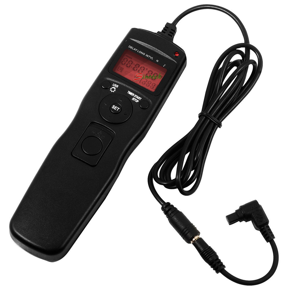 LCD Timer Remote Control Shutter Release for Canon EOS 5DIII 50D 40D 6D Camera