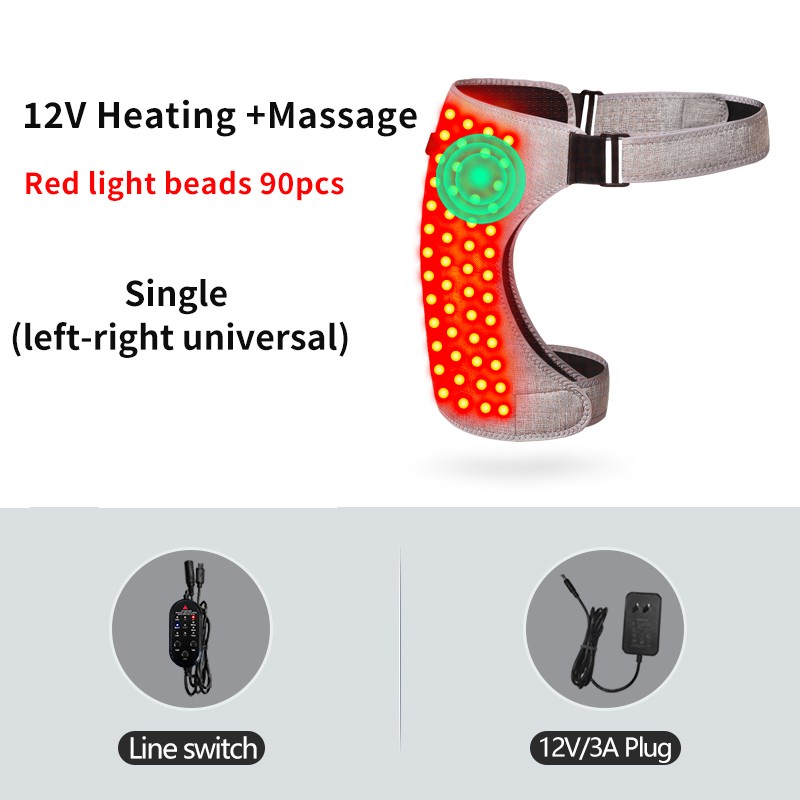 Red Light Hip Heating Pad Buttock Vibration Massager Thigh Buttock Heat Therapy