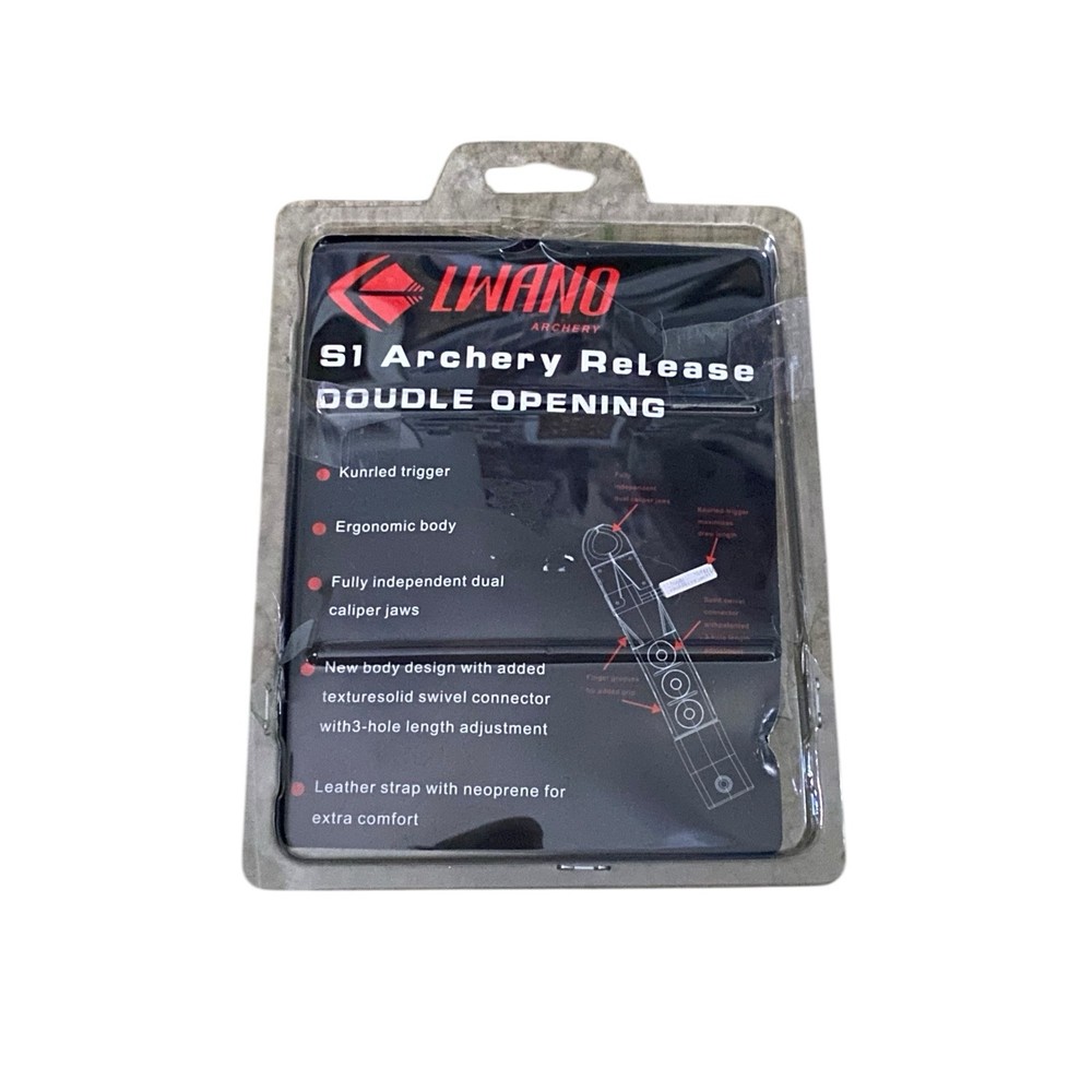 LWANO Archery Compound Bow Release Aid Trigger Purple – New Open Box
