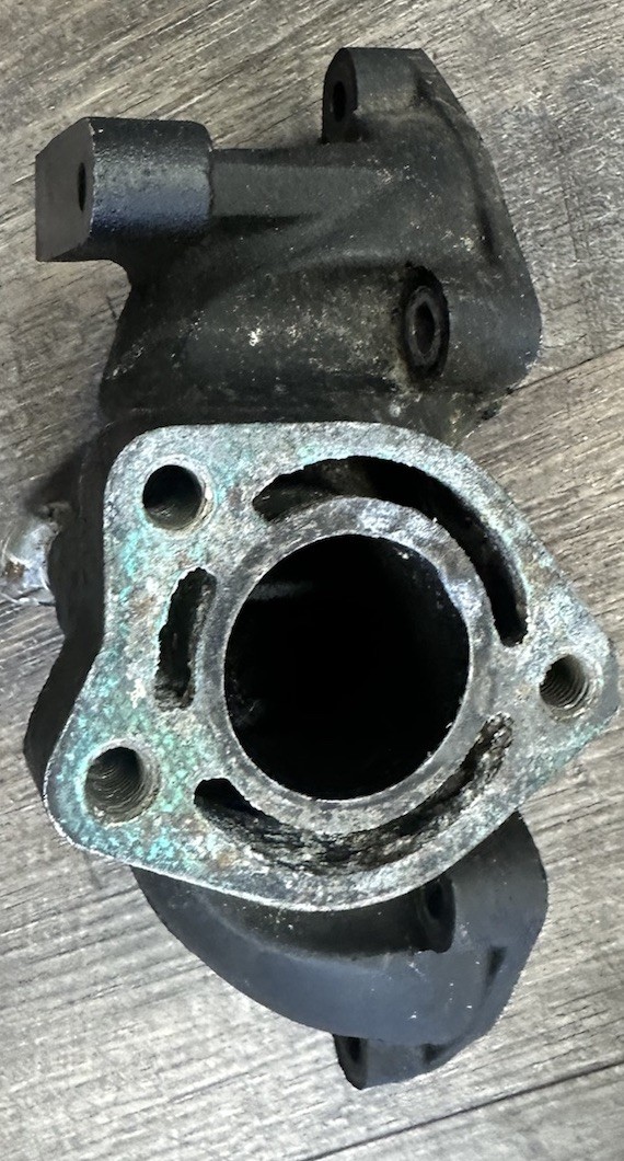 Kawasaki 650 SC, TS Coffman exhaust pipe muffler manifold