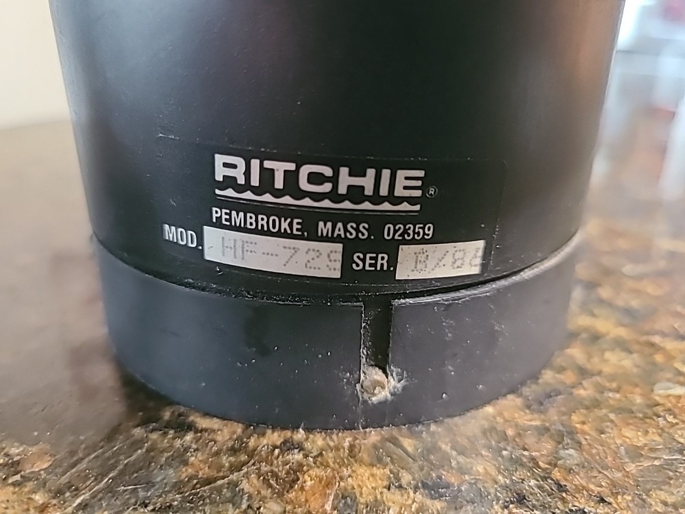 Ritchie Powerdamp Compass Model HF-729 Flush Mount 4-1/2'' GUC