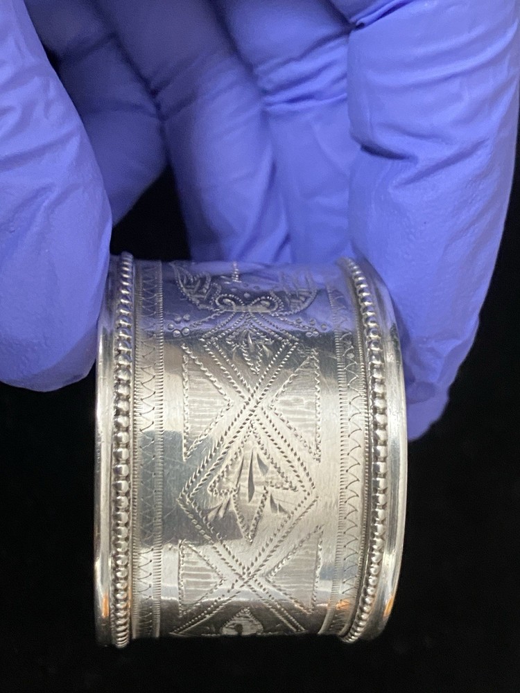 Silver Napkin Ring Engraved Tommy