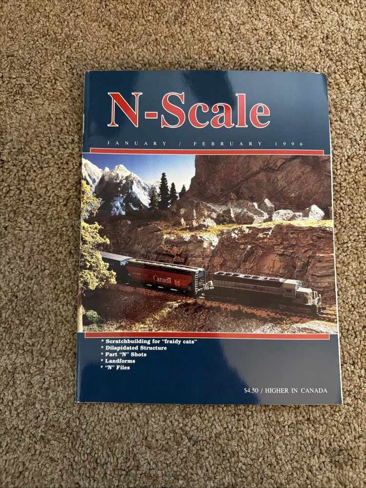 3 N-Scale Magazines 1996