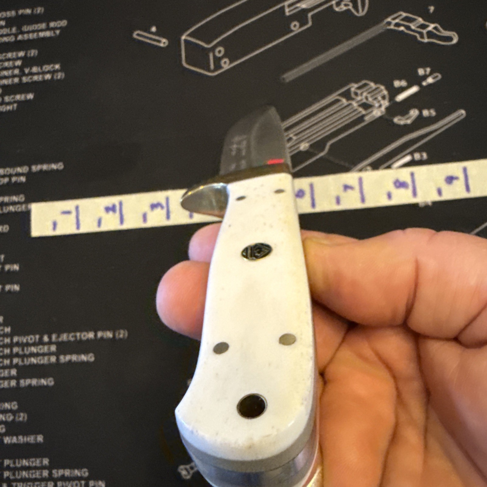 Puma SGB Elk Hunter, Smooth White Bone, German Steel, Hunting Knife, 68116050T