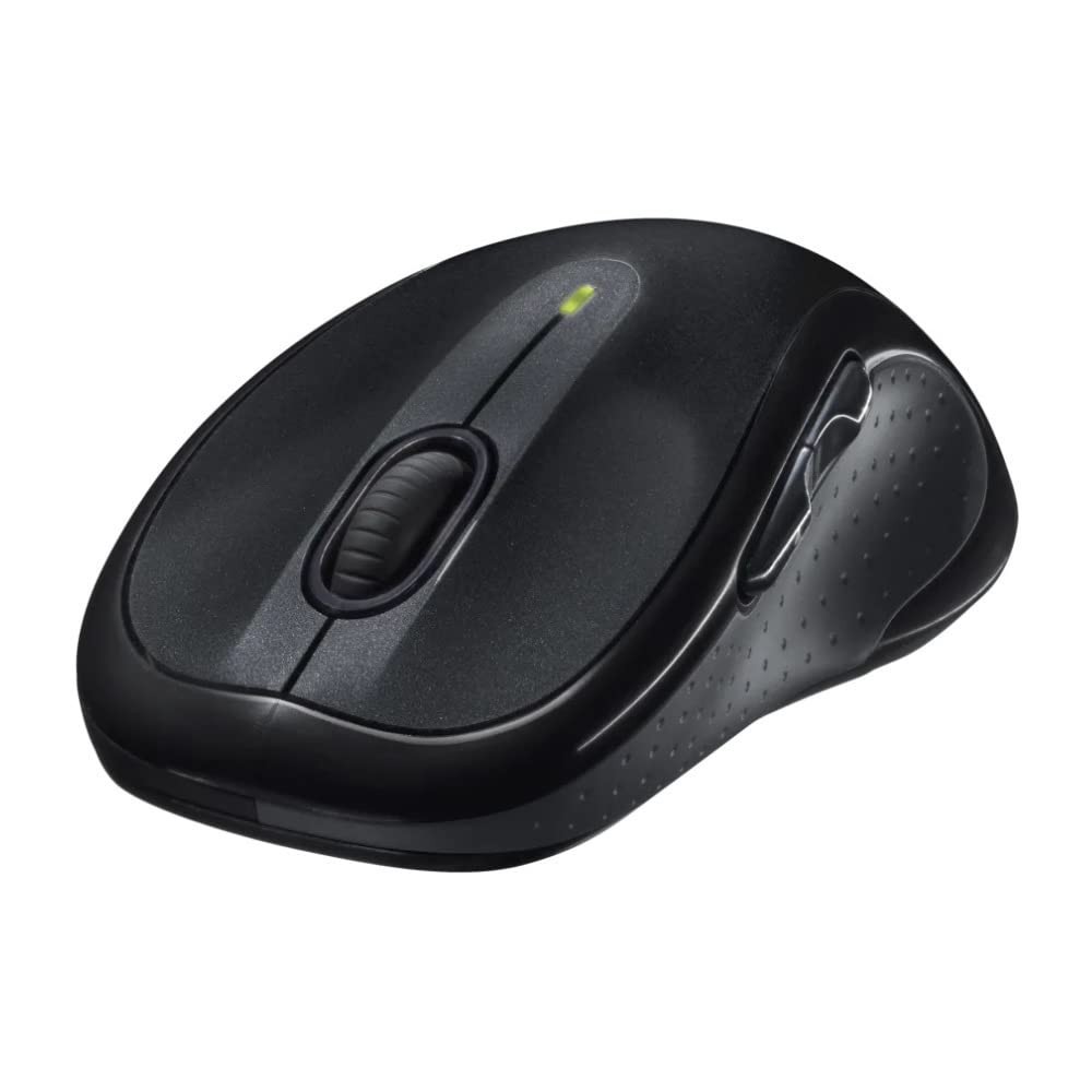 Logitech M510 Wireless Computer Mouse - USB Unifying Receiver, Dark Gray