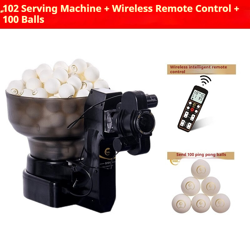 Automatic Table Tennis Machine Portable Home Professional Single Ball Trainer