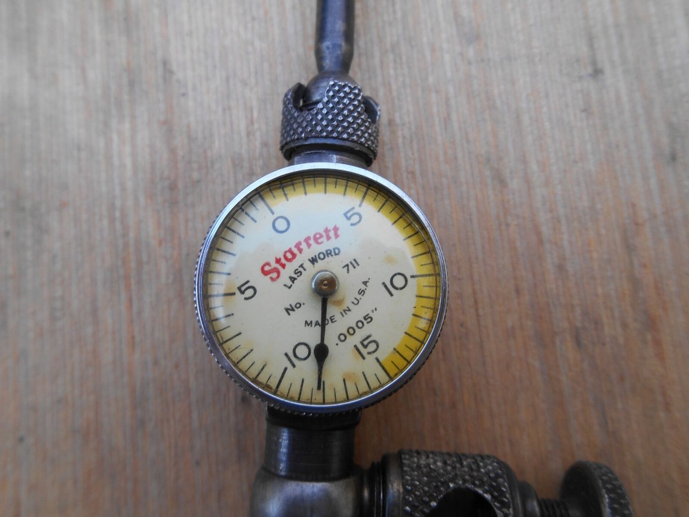 STARRETT 711 LASTWORD DIAL INDICATOR , .0005"