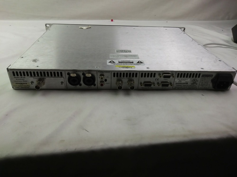 Dolby LM100 Broadcast Professional Loudness Meter Timecode input ver 1.4.0.8