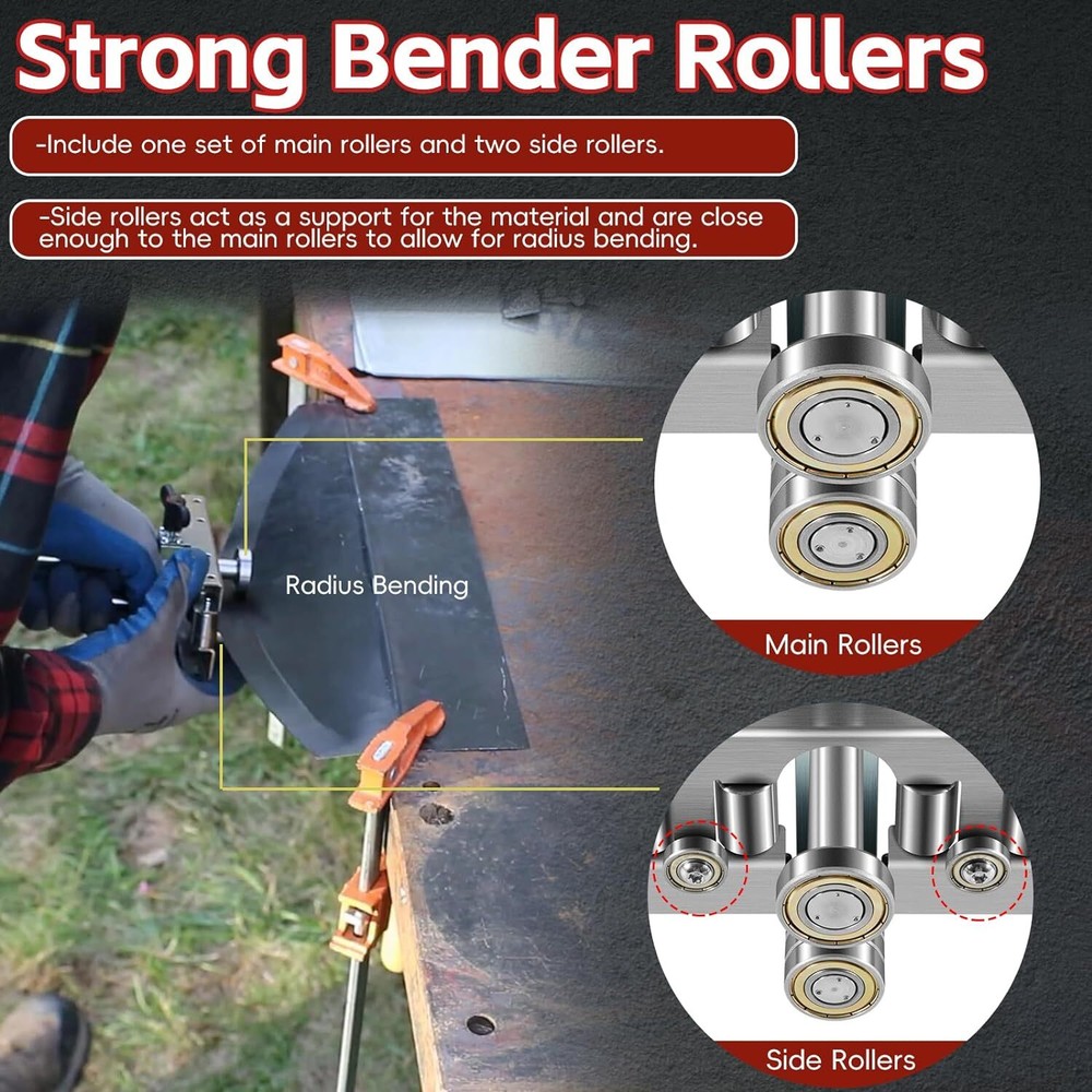 Replace 2204 Uni Bender Sheet Metal Bending Tool Adjustable Bend Height 3/8"-8"