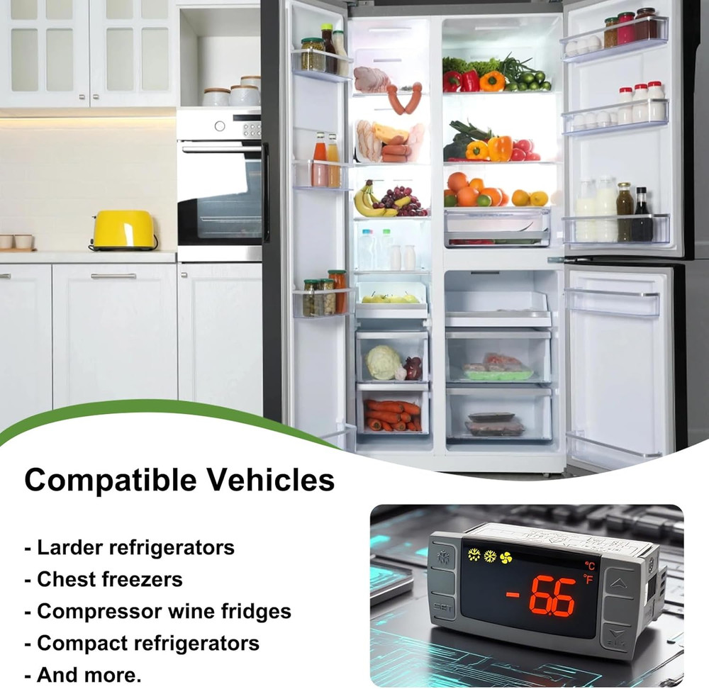 Temperature Controller XR06CX-4N1F1 for Dixell, Programmable Digital Thermostat