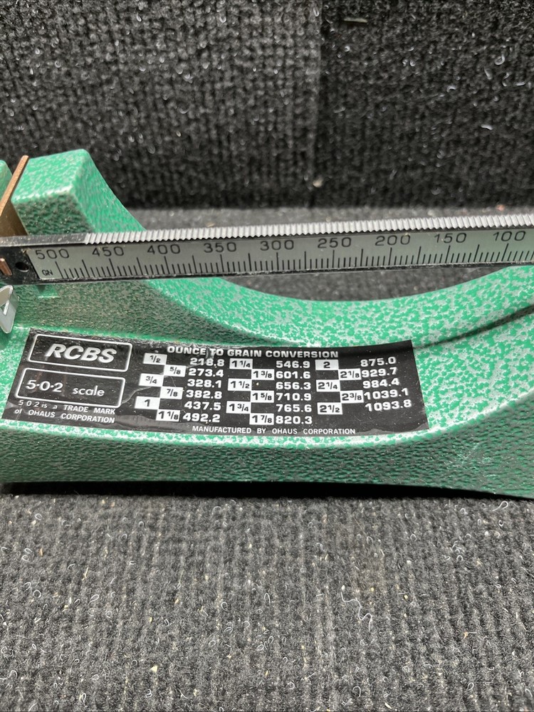 RCBS 5-0-2 Scale Reloading Powder Model 502