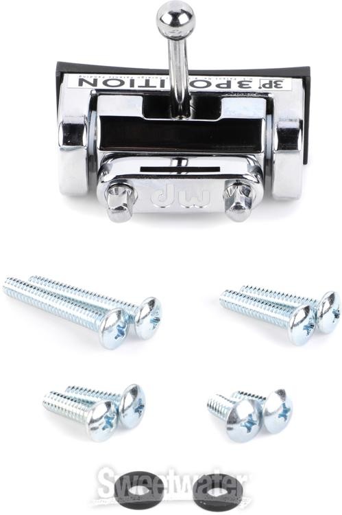 DW Snare Drum 3 Position Butt-Plate Chrome