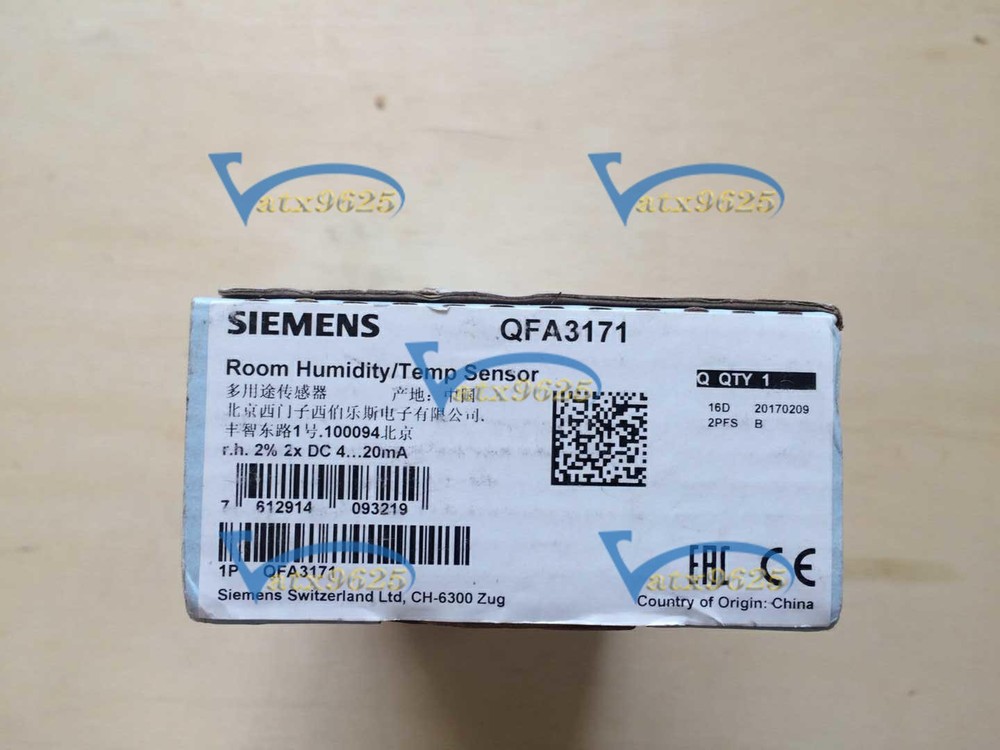 One new Siemens QFA3171 Temperature&Humidity Sensor