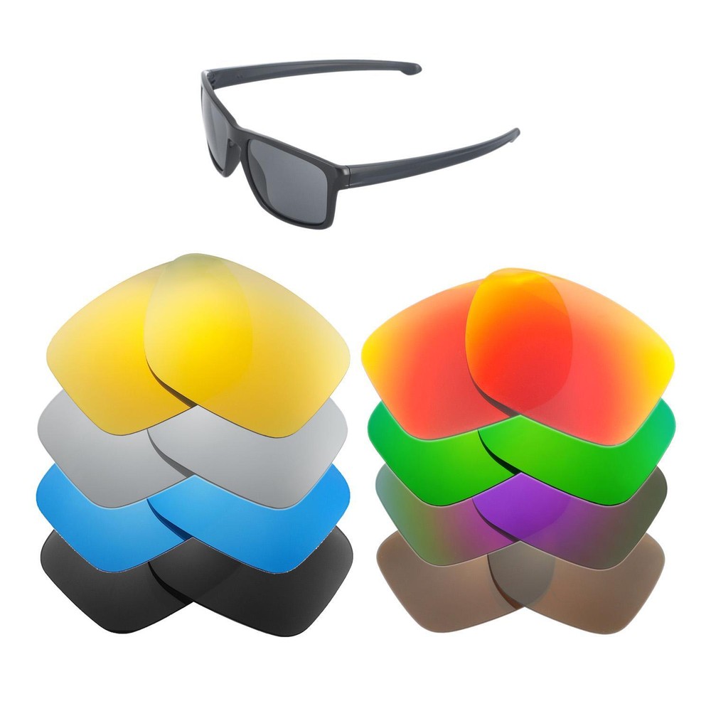 Walleva Replacement Lenses for Oakley Sliver Sunglasses - Multiple Options