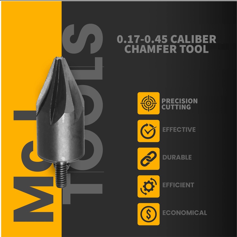 McJ Tools Reloading Chamfer Deburring Tools (Inside Chamfer, Chamfer or Deburr)