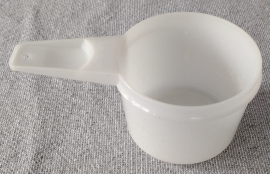 Vintage Tupperware REPLACEMENT Clear Nesting Measuring Cup *3/4 Cup* 762-3