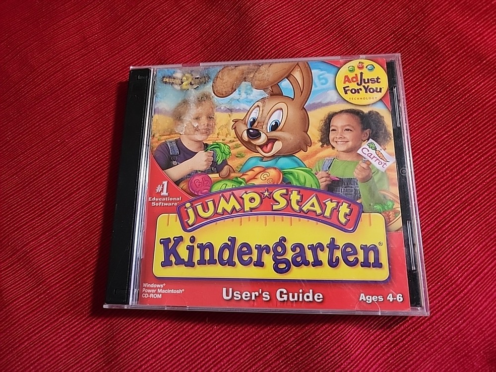 Jump Start Kindergarten CD ROM computer Windows Power Macintosh Jumpstart