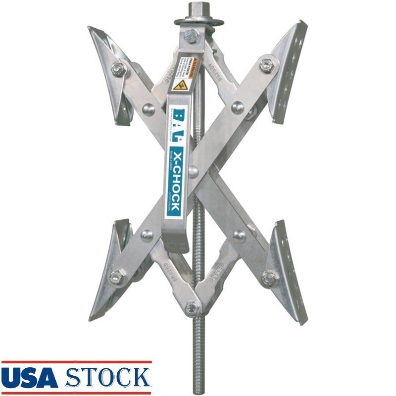 X-Chock Tire Locking Chock Stabilizer Adjustable Lightweight RV Trailer Security