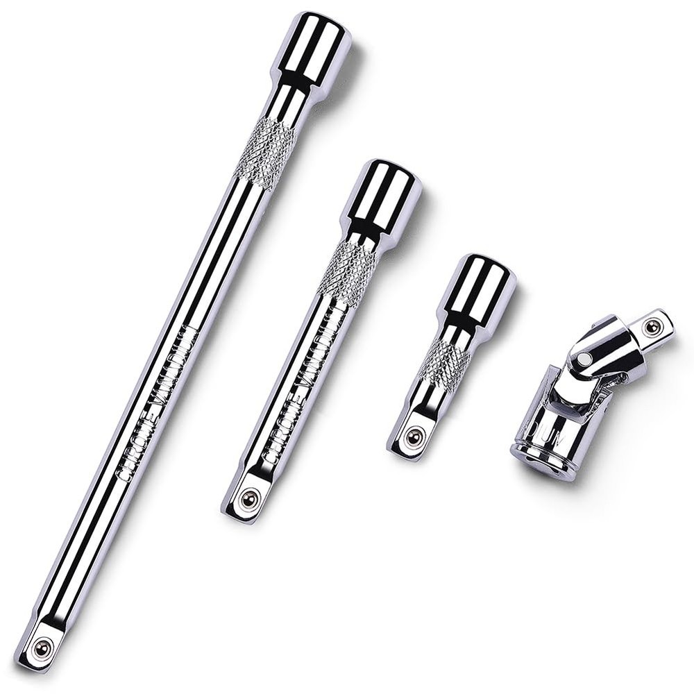 StrugDeas 4 Piece 1/2 Inch Drive Extension Bar Set, One Size