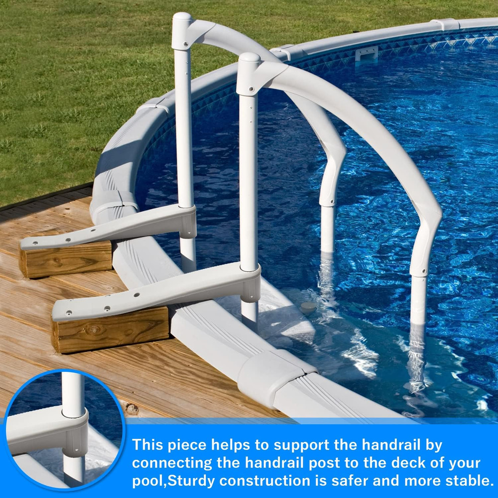 2 Pack 160-0001PG Replacement Deck Support for Biltmor above Ground Pool Step