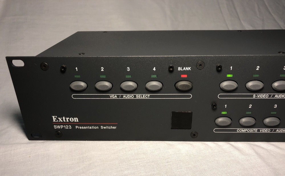 Extron Swp123 Presentation Switcher With Power Cable Rack Mount