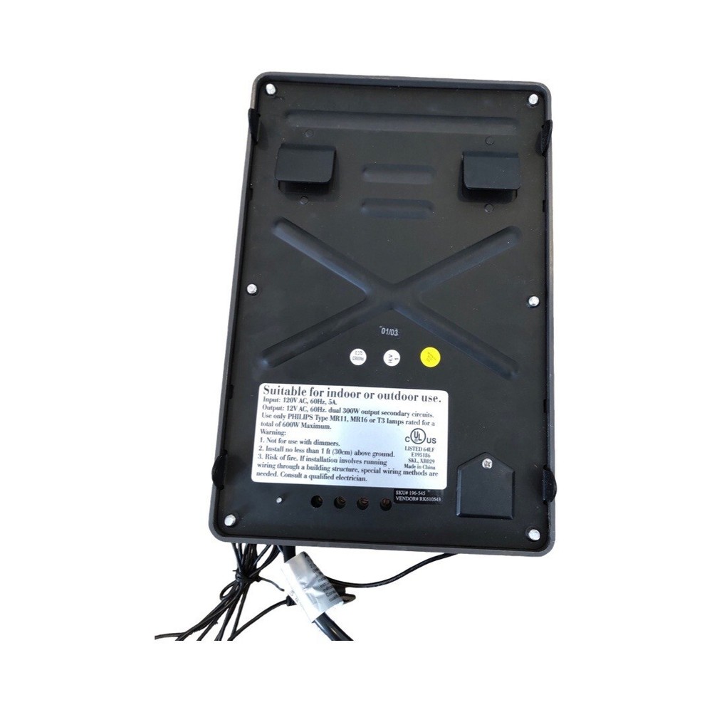 Hampton Bay 600w Transformer Landscape Lighting 196-545