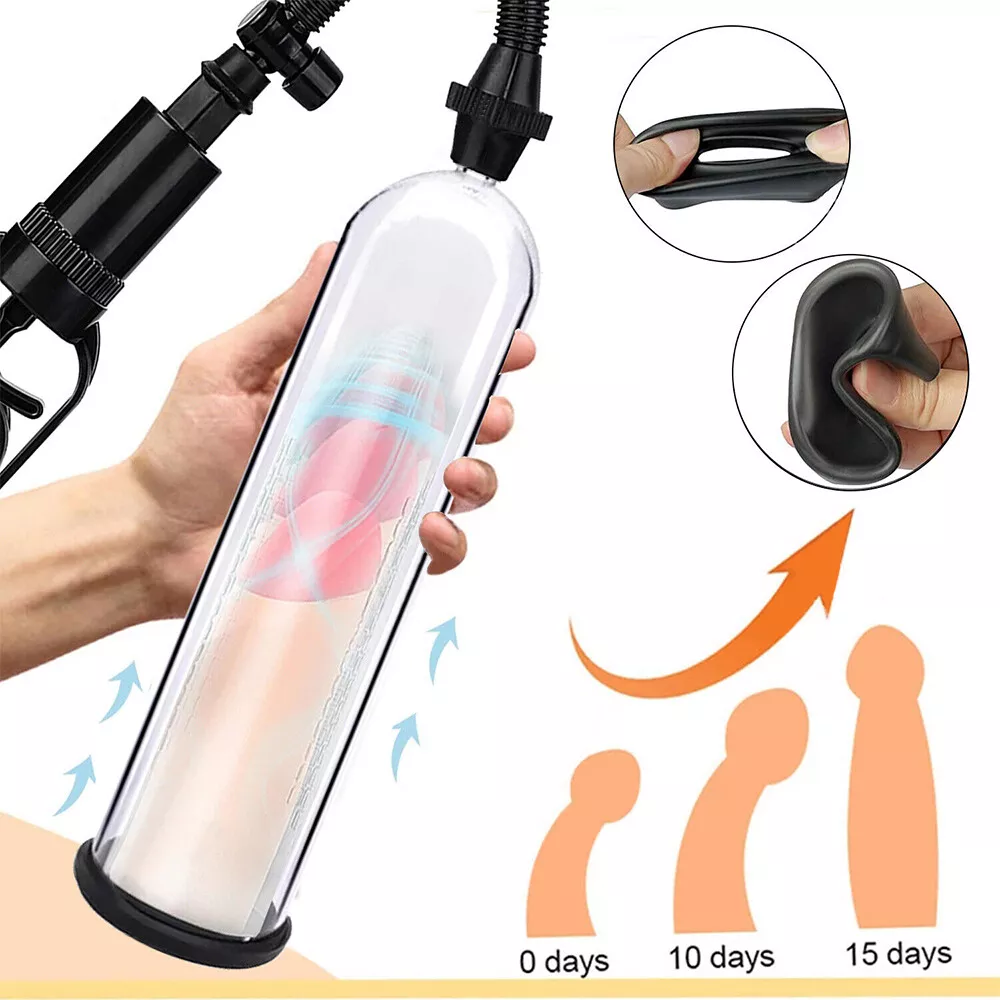 Penis Pump Vacuum Big Dick Stretcher Enlarger Enhancement Sex Toys for Men Adult
