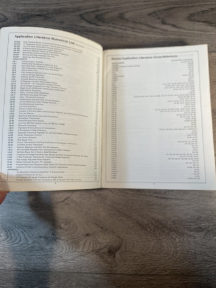 National Semiconductor Linear Applications Handbook Data Book PB 1980