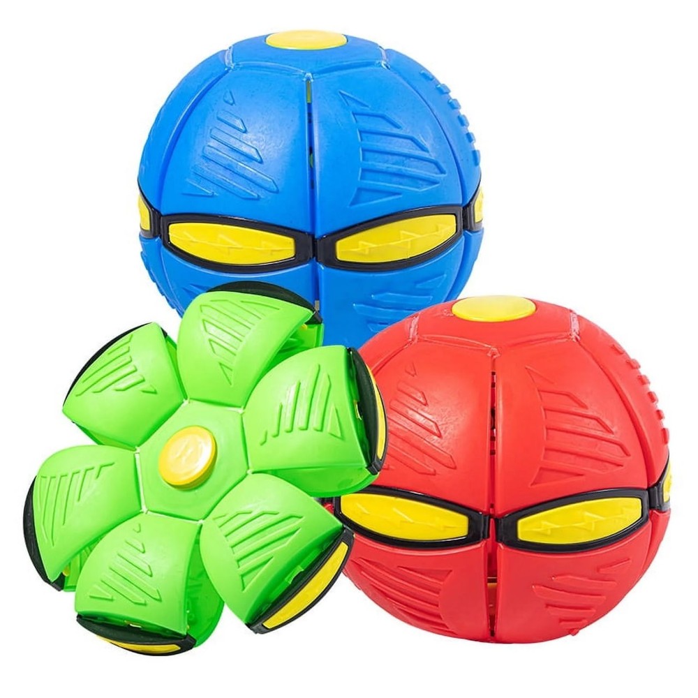 Magic Flying Saucer Bouncing Ball Durable Elastic