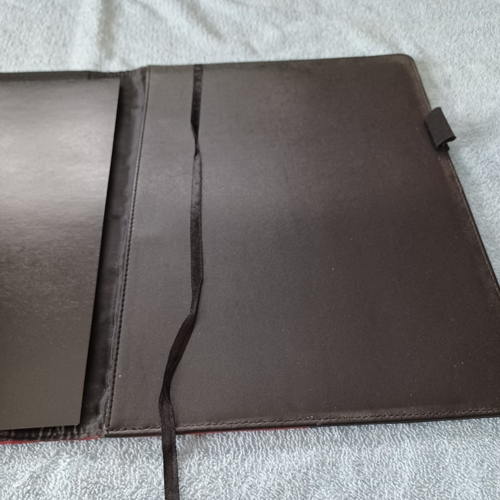 Foray Refillable Notebook Padfolio with Inside Pockets, Card Holder Never Used