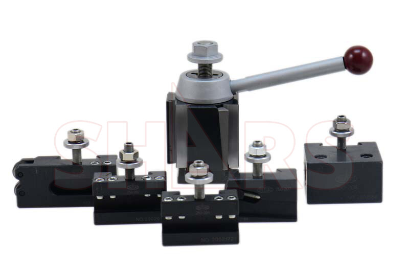 Shars 10 - 15" CNC BXA Wedge Quick Change Tool Post Set 250-222 New M}