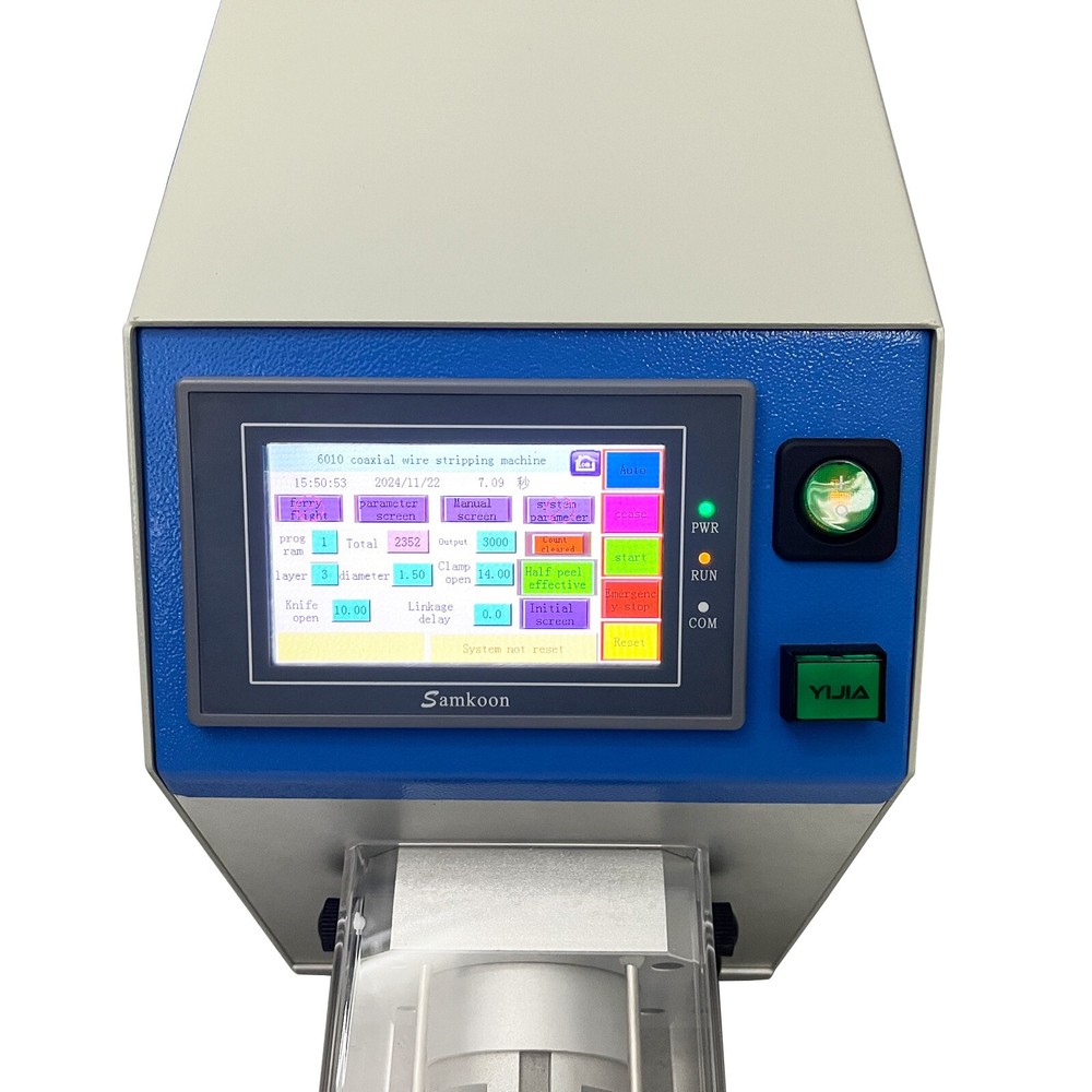 110V Precision Semi-automatic Multi-layer Rotary Coaxial Wire Stripping Machine