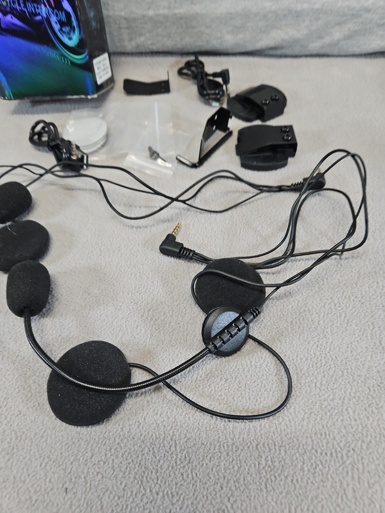 Motorcycle Intercom Microphones And Mounting Plates Only (A2)