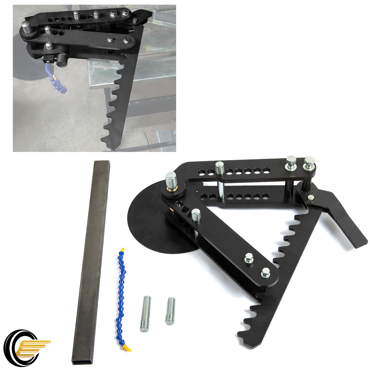 Steel Black Oxide Coating Manual Pipe and Tube Bender Ratcheting style