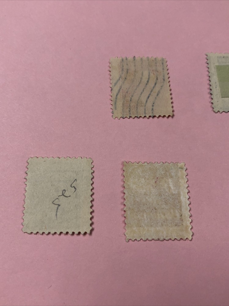 US 6 Perf Shift Stamps Used
