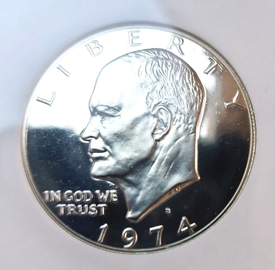 1974-S Silver Eisenhower Dollar PROOF PR70 DCAM