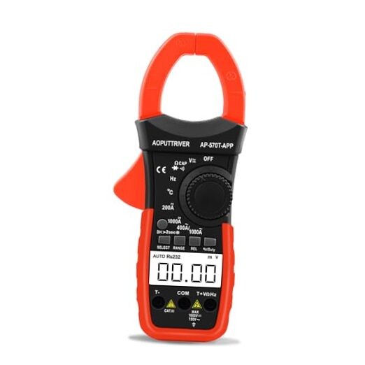 Digital Clamp Meter AC DC Amp Meter with 570CAPP(Bluetooth Clamp Meter)