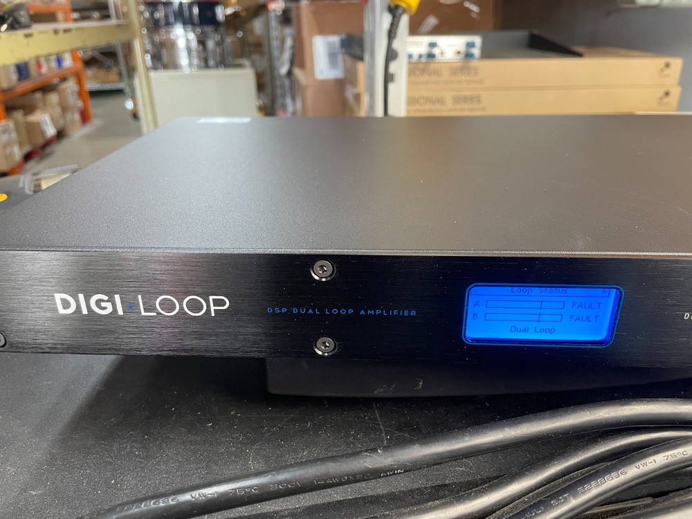 Williams AV DL207 NET Digi Loop DSP Dual Channel Professional Loop Amplifier