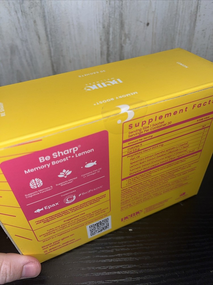 Beme Wellness Be Sharp Memory Boost 39 Sachets