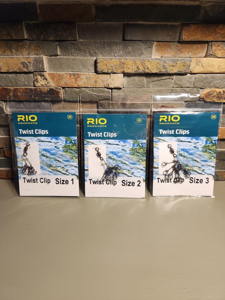 Rio Twist Clips - 10 Pack - (3 Size Variations Available)