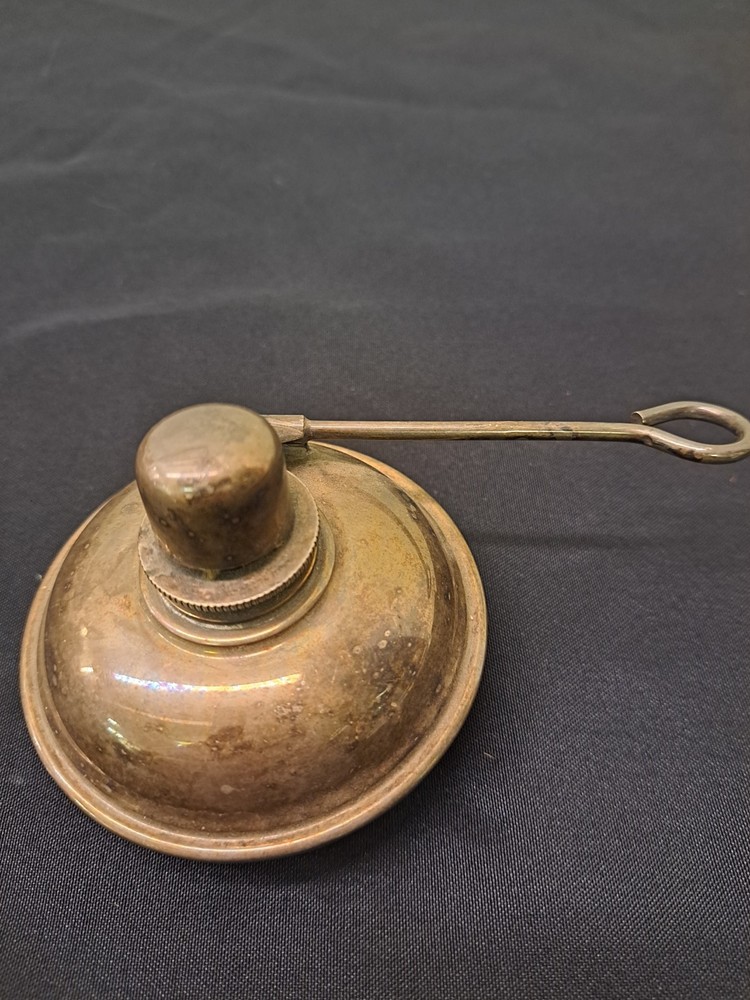 Vintage Silver Plate Chafing Dish Alcohol Burner with Wick