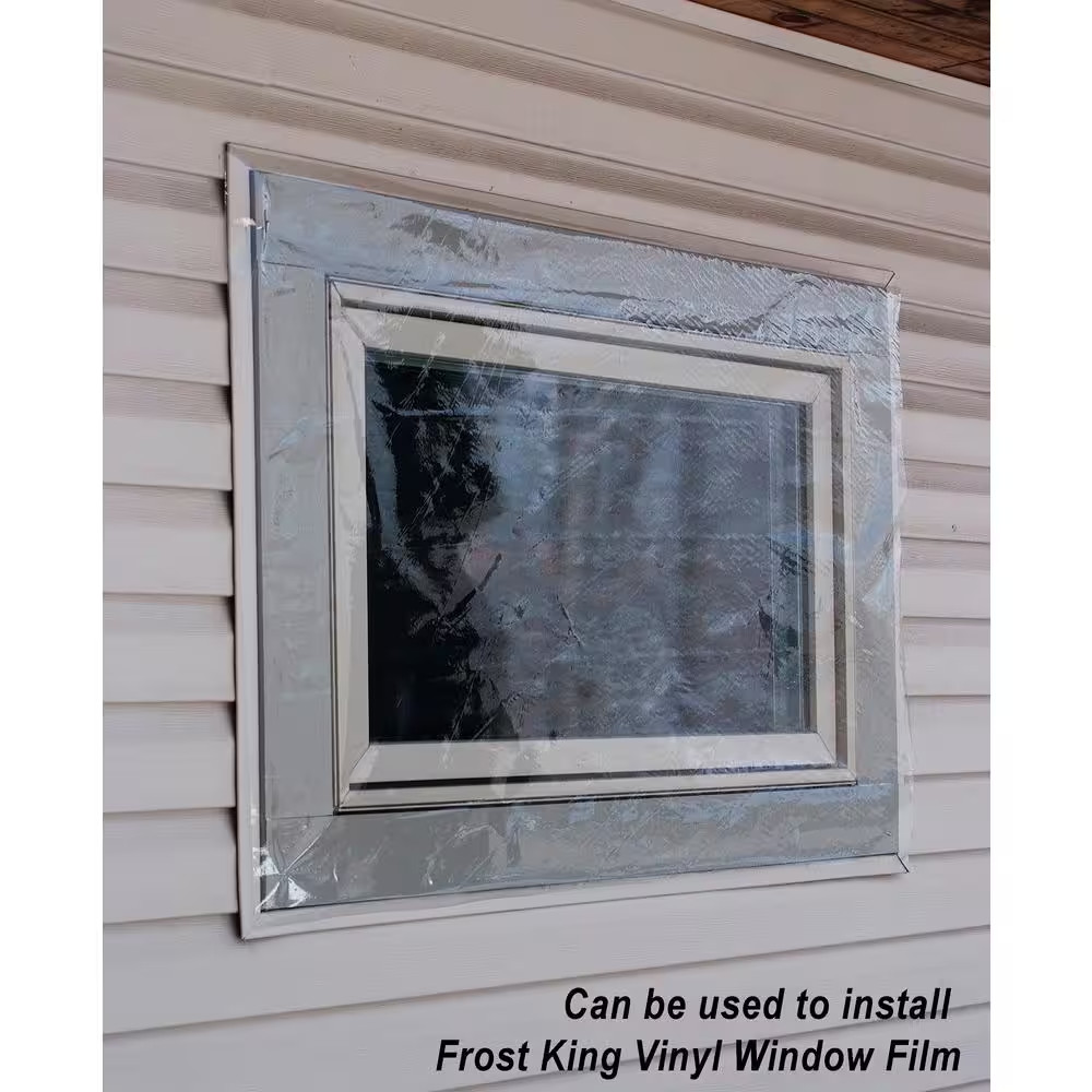 2 In. X 100 Ft. Interior/Exterior Clear Plastic Weather Seal Tape