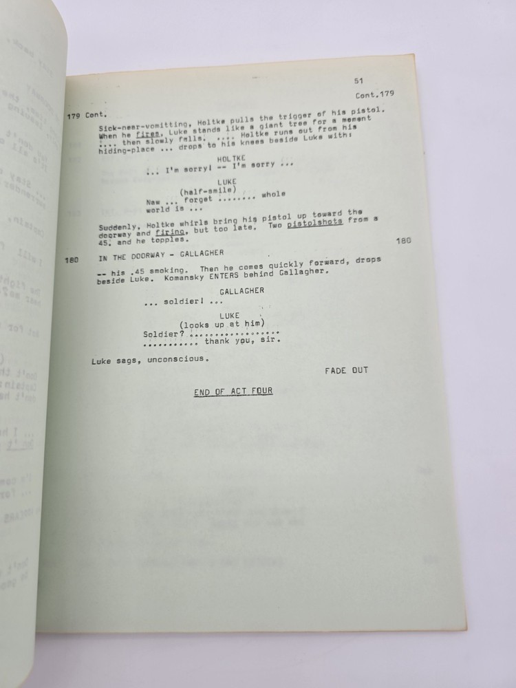12 O'CLOCK HIGH / William D. Gordon 1966 TV Series Script, "Graveyard"