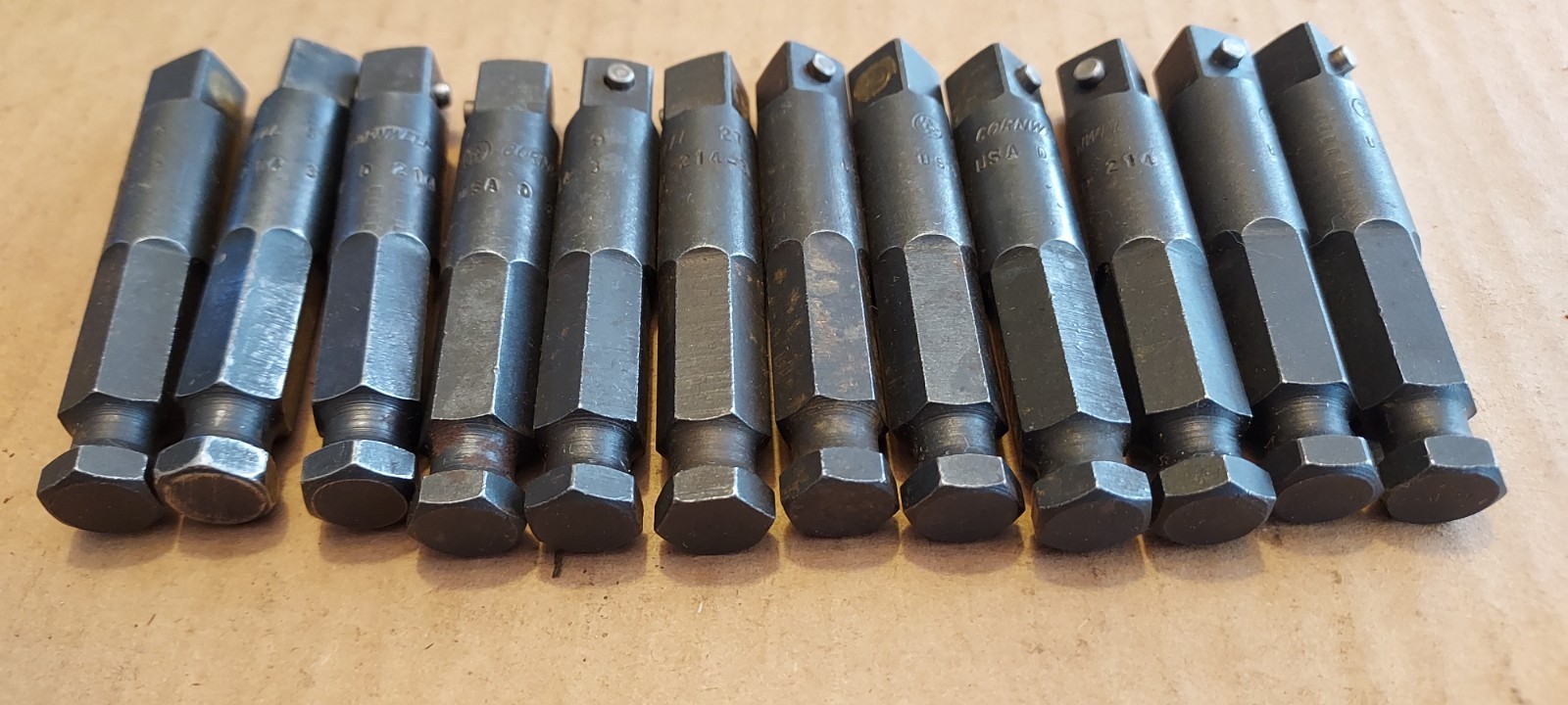 Cornwell USA D-214-3 (3") 7/16" Hex-Drive Impact to 3/8" pinned socket adapter.