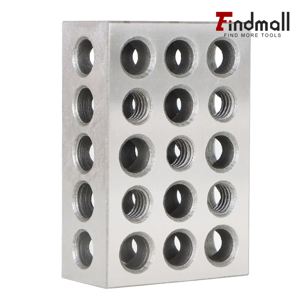 1 Matched Pair Ultra Precision 1-2-3 Blocks 23 Holes .0001" Machinist 123 Jig