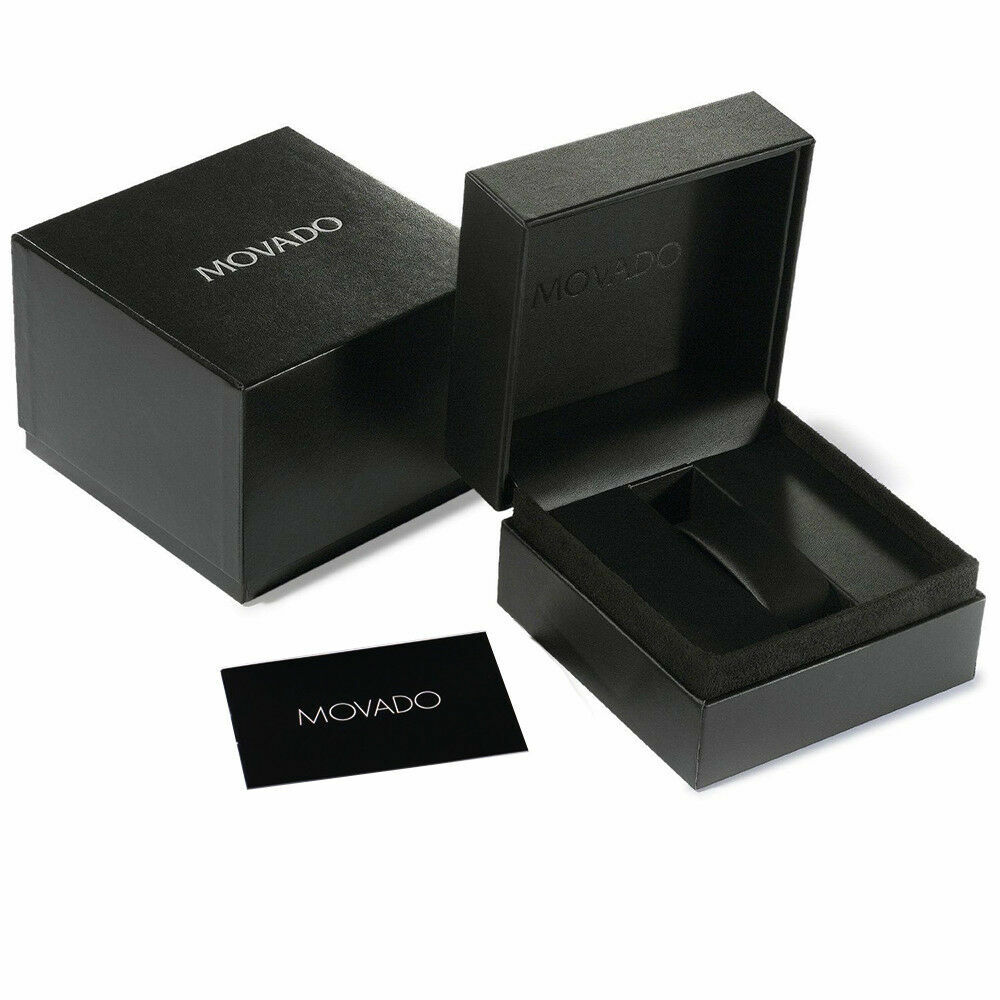 BRAND NEW AUTHENTIC MOVADO WATCH GIFT BOX WITH WARRANTY BOOKLET