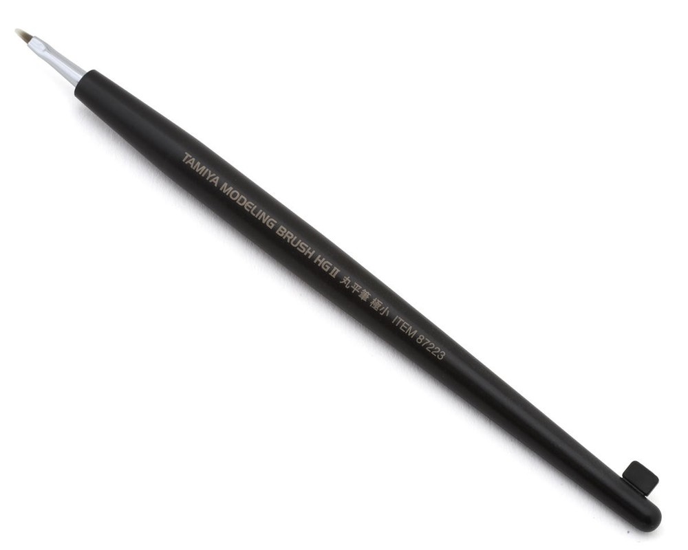Tamiya HG II Modeling Rounded Flat Brush (Extra Small) [TAM87223]