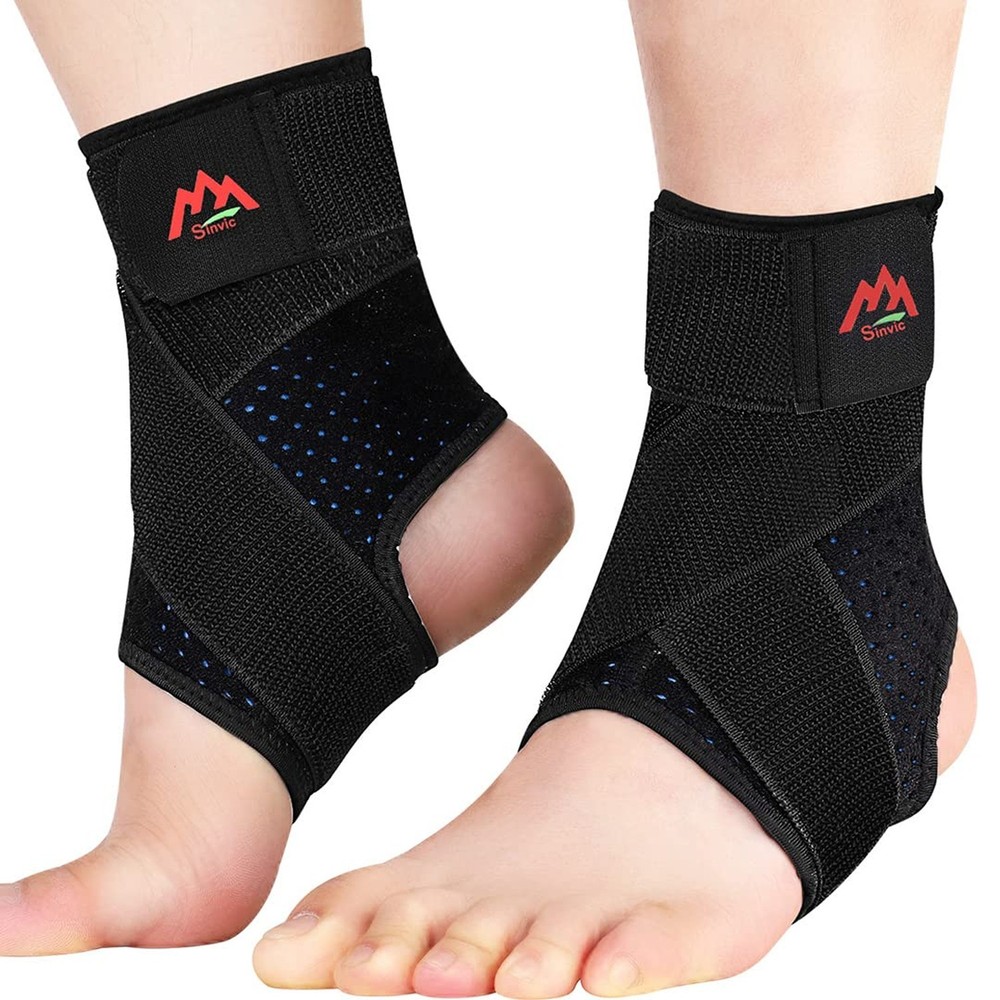 2 Packs Adjustable Ankle Brace for Sprained Ankle- Stabilizes Joints, Prevent...