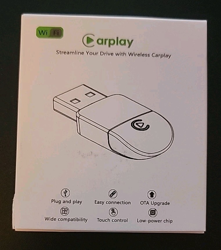 Wireless CarPlay Adapter & Android Auto Wireless Adapter, Plug & Play