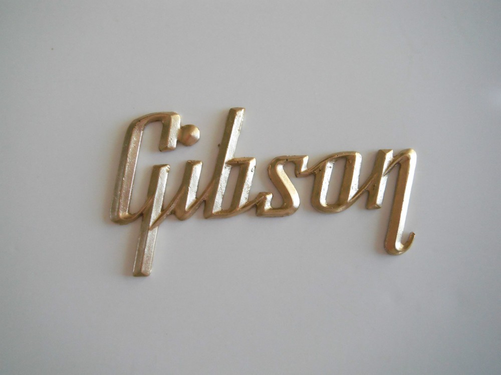 Gibson Amp Logo- gold ( large version )